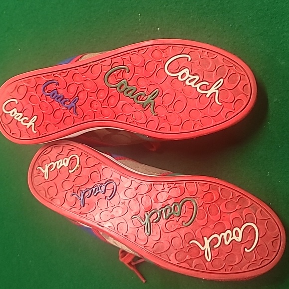 Coach Multicolored Sneakers Size 9 Medium - Picture 6 of 15